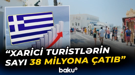 Yunanıstan turizmdə tarixi rekord qırıb