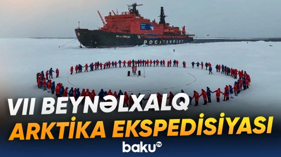 22 ölkədən 68 məktəbli Arktikada
