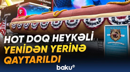 Tayms-Skvərə qaytarılan heykəl | Əsər 8 avqustadək nümayiş olunacaq