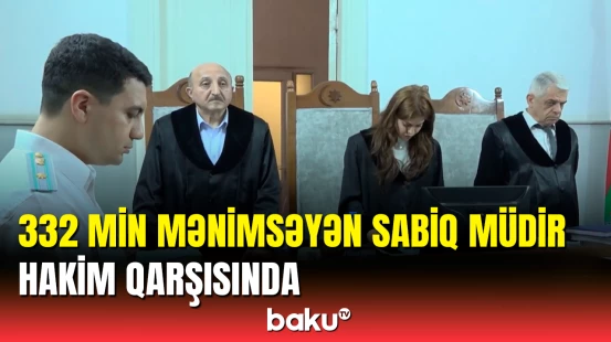 Pantomima Teatrındakı mənimsəməyə görə mühasibə hökm oxundu