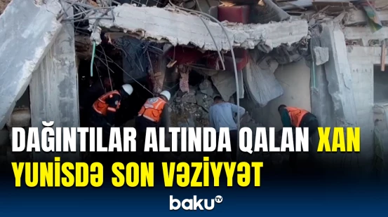 İsrail Xan Yunis bölgəsini yenə atəşə tutdu