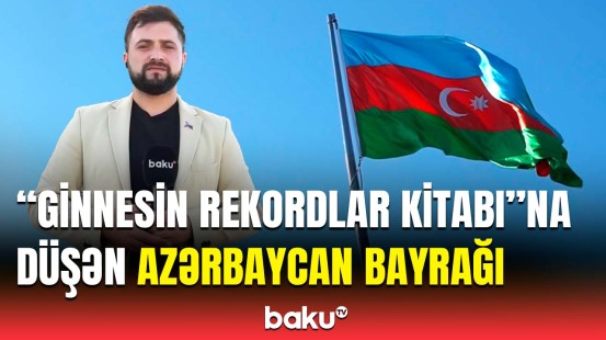 Şanlı bayrağımız Zəfər Günündə Dövlət Bayrağı Meydanında dalğalandırıldı