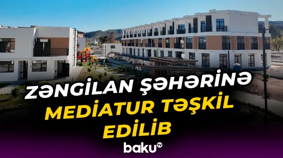 Yeni salınan məhəllədə 12 binadan ibarət yaşayış kompleksi inşa olunub