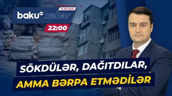 Nizami rayonunda 5 binanın həyəti baxımsız vəziyyətdə - Baku TV CANLI