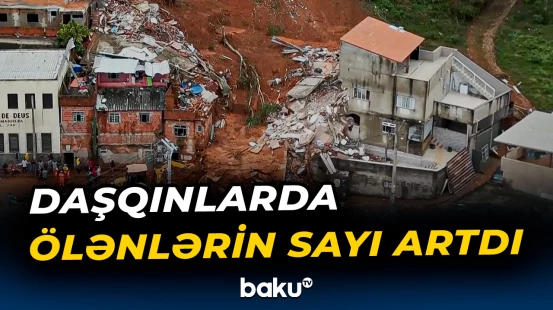 Güclü yağışlar torpaq sürüşməsinə səbəb oldu