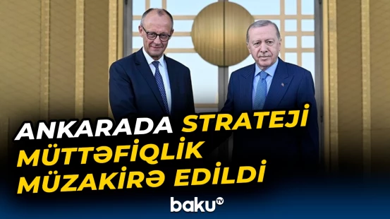 Almaniya Kansleri Ərdoğanla görüşdü