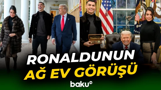 Kriştianu Ronaldu Donald Trampla görüşü barədə sosial şəbəkə hesabında paylaşım edib