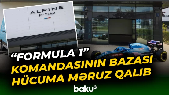 "Formula 1" komandası hücuma məruz qalıb