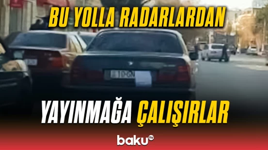 Yol polisi bunu edən sürücülərə çağırış etdi