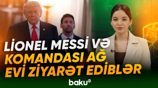 Tramp Messini Ağ Evdə qarşıladı: "Oğlum sənin böyük fanatındır"