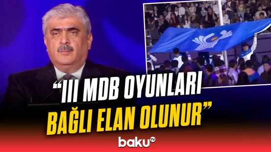 III MDB Oyunlarının bağlanış mərasimində bayraqlar endirildi