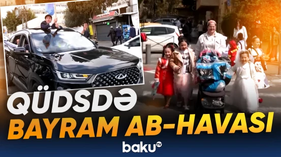 Yəhudilər Qüdsdə Purim bayramıın qeyd edirlər