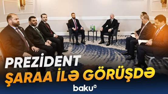 İlham Əliyev Antalyada Əhməd Əl Şaraa ilə bir araya gəldi