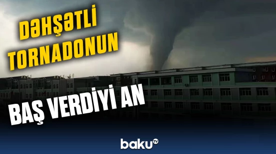 Çinin bu əyalətində tornado | Anbaan video