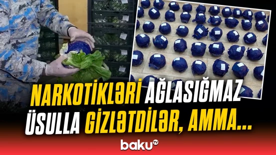 Narkokuryerlərin planları belə alt-üst edildi
