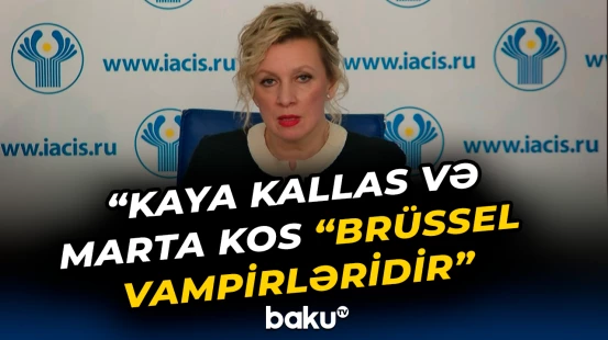 Zaxarovadan Mirzoyanın Aİ rəsmiləri ilə görüşünə kəskin reaksiya