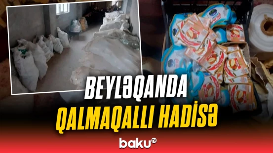 Beyləqanda saxta içki istehsal edən müəssisə aşkarlandı