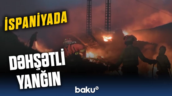 İspaniyada genişmiqyaslı meşə yanğını