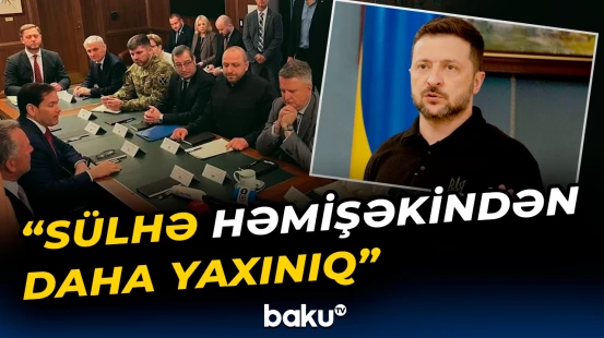 Zelenskidən müharibə ilə bağlı mühüm açıqlamalar