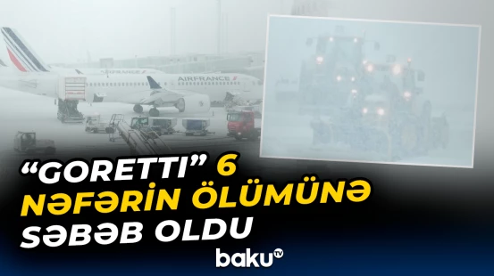 Əlverişsiz hava Avropada hərəkəti iflic etdi