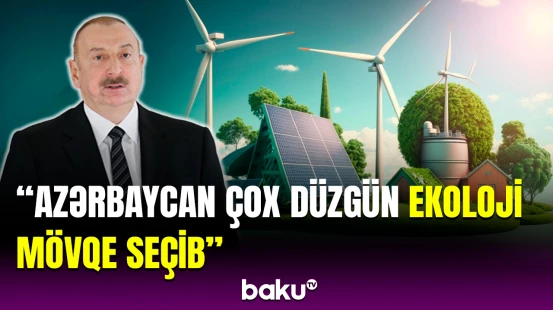 Yaşıl enerji sahəsində görülən işlər | İlham Əliyevdən açıqlama