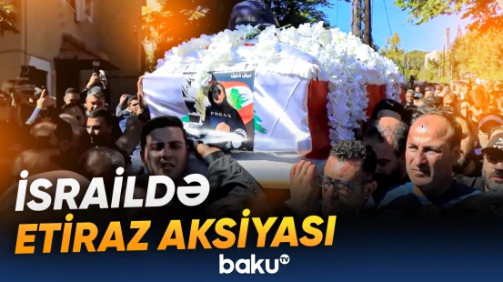 İsrailin hücumunda ölən jurnalistin həmkarlarından etiraz