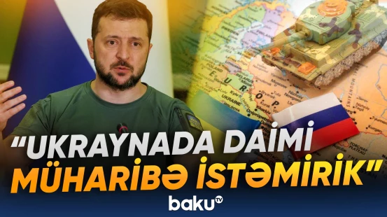 Zelenski Putinə açıq məktub ünvanlayıb