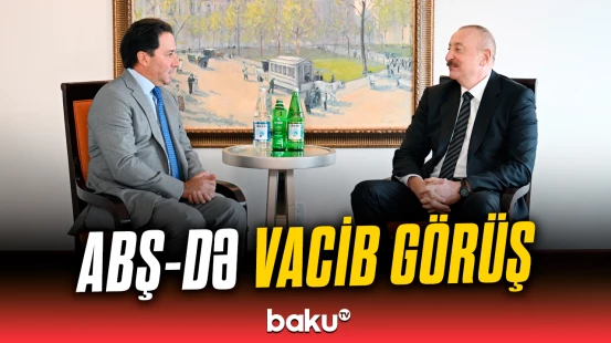 İlham Əliyev “Ares Management”in həmtəsisçisi və baş icraçı direktoru ilə görüşdü