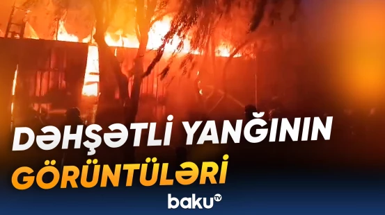 Gəncədə zavodda baş vermiş yanğın tam söndürülüb