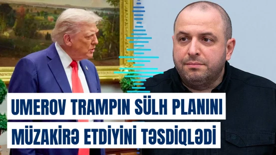 Umerov ABŞ-yə səfəri zamanı Trampın sülh planını müzakirə etdiyini təsdiqlədi