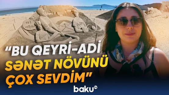 Busanda qum heykəltəraşlıq festivalı keçirilib