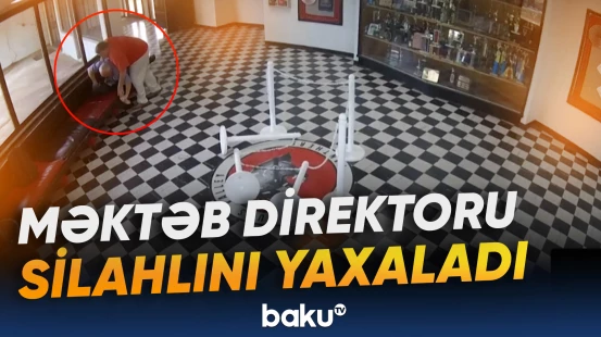 ABŞ-də məktəb direktoru silahlı şəxsi belə dayandırdı