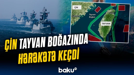 Çin hərbi gəmilərlə bağlı xəbərdarlıq etdi