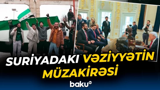 Şaraa Trampla telefon danışığı aparıb