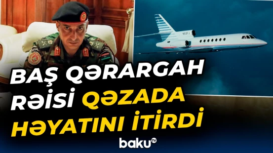 Ankarada generalın olduğu təyyarə qəzaya uğradı | Təyyarənin qalıqları tapılıb - Baku TV