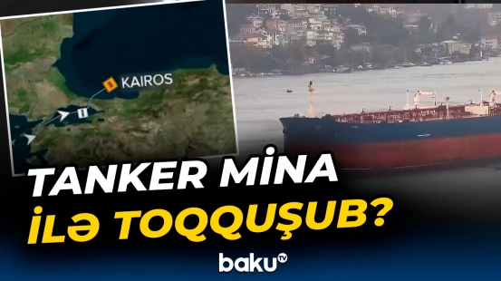 Qara dənizdə Rusiyaya məxsus gəmidə partlayış olub