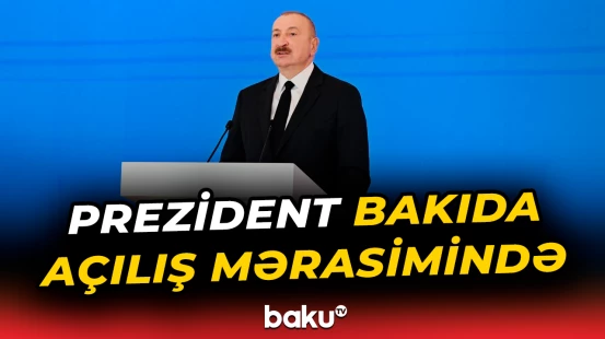 Prezidentin “Xızı-Abşeron” Külək Elektrik Stansiyasının rəsmi açılış mərasimində çıxışı