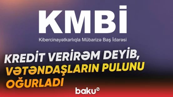 Maliyyə təşkilatları adından saxta kredit səhifələri yaradan şəxs saxlanılıb - Baku TV