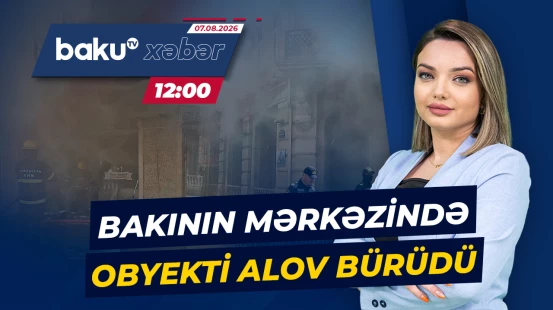 “Torqovı”da güclü yanğın | Hadisə yerində son vəziyyət - Baku TV CANLI