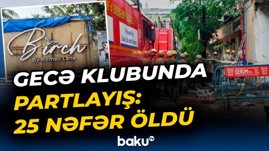 Gecə klubunda partlayış: 25 nəfər öldü