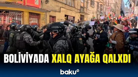 Boliviyada hökumət əleyhinə etiraz aksiyası keçirildi