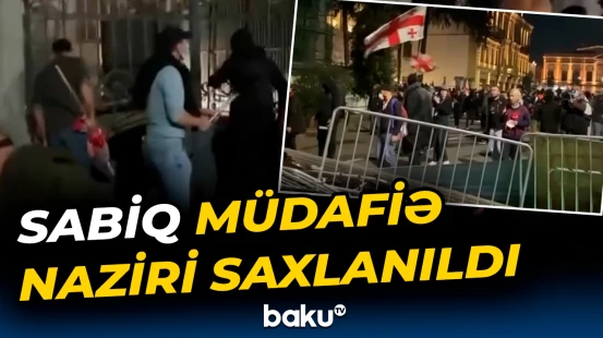 Sabiq nazir Tbilisidə etiraz aksiyasını təşkil edib?
