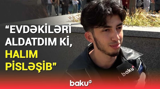 Müəllimə dedim ki, işim var, amma... | Paytaxt sakinlərinin 1 aprel zarafatları