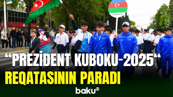 “Prezident Kuboku-2025” reqatasına qatılan komandaların paradı keçirilib
