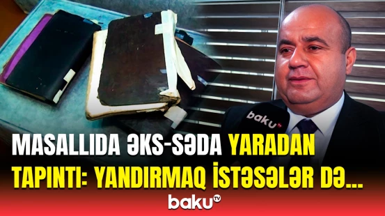 Çayın içində gizlədiblər, görün nə yazılıb! - Masallı sakini tapıntıdan danışdı