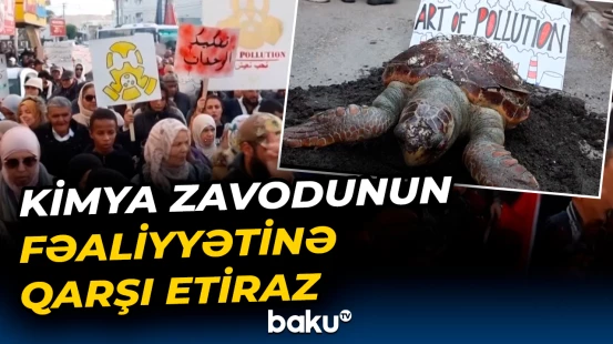 Tunisdə sakinlər ayağa qalxdı | Kimya zavoduna qarşı etiraz aksiyası