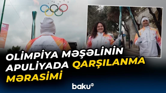 İtaliyada Olimpiya məşəlinin qarşılanma mərasimi keçirilib