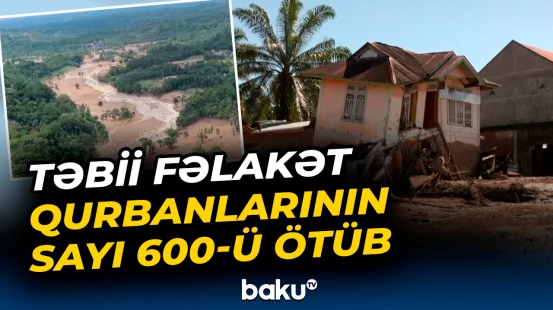 İndoneziyada daşqın və torpaq sürüşmələrinin fəsadları davam edir