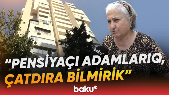 "Gəlirlər, söz verirlər bizə..." | Qazsız və istiliksiz qalan 16 mərtəbəli bina