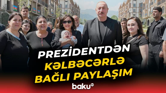 İlham Əliyev Kəlbəcər Şəhəri Günü münasibətilə paylaşım etdi